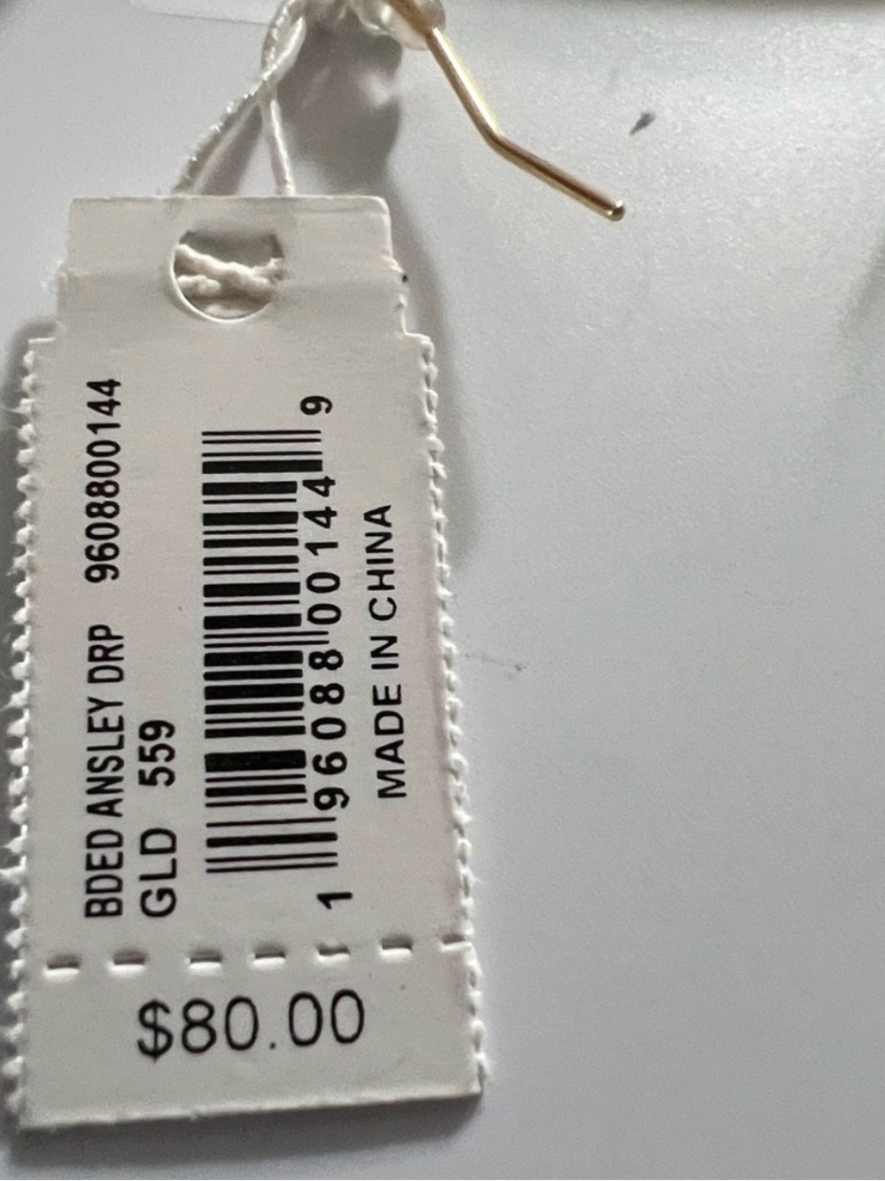 Kendra Scott Lavender Heart Drop Earrings - Picture 2 of 2